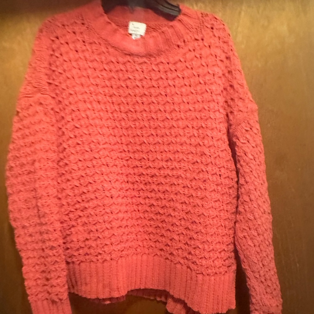 A New Day coral sweater size small